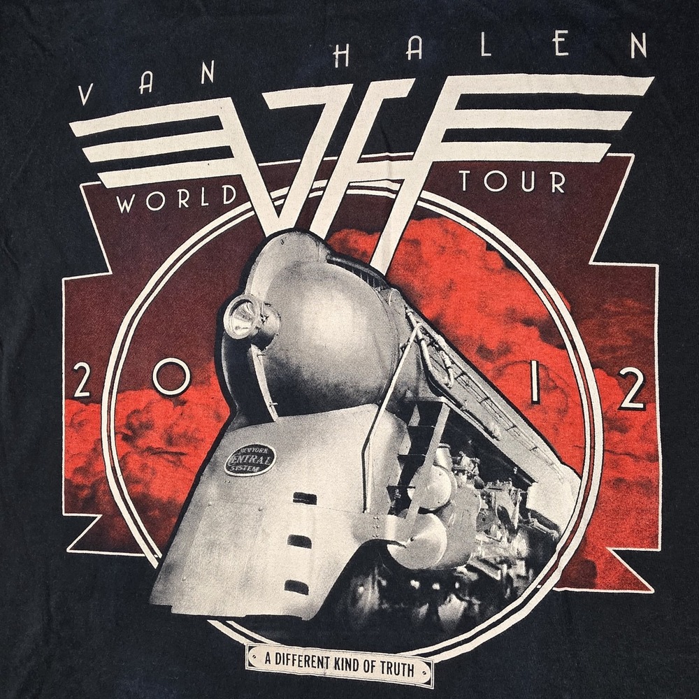 Van Halen Shirt Large A Different Kind Of Truth Tour 2012 Rock Band Concert - Picture 2 of 8